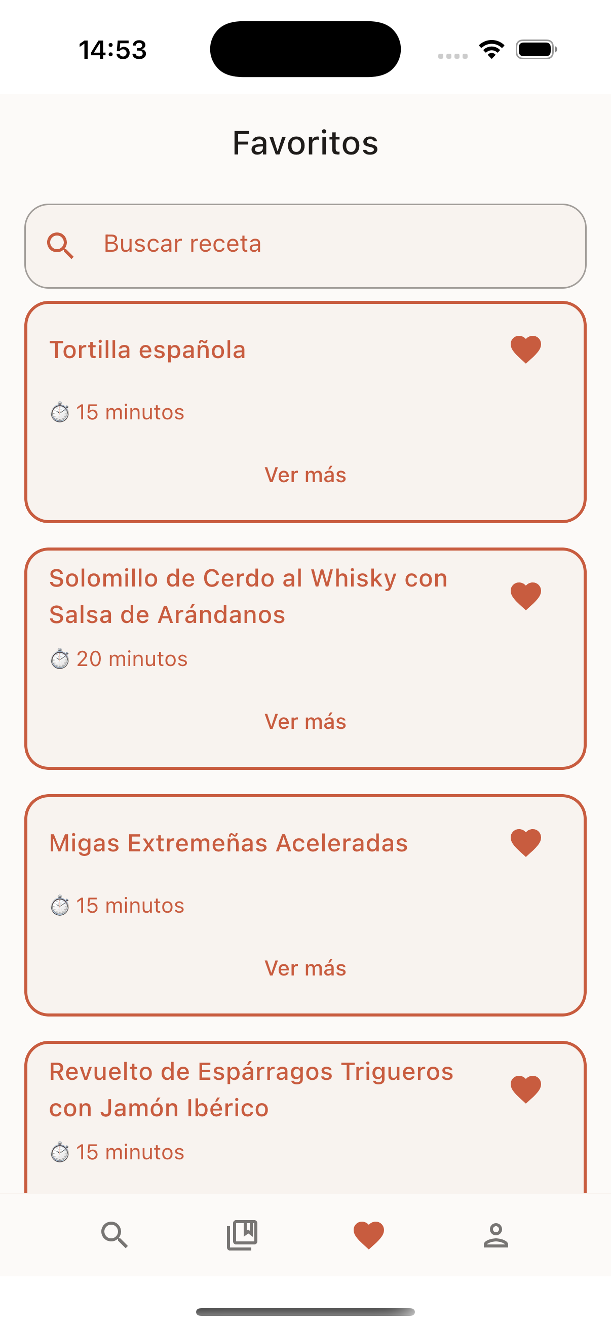 App screenshot light mode